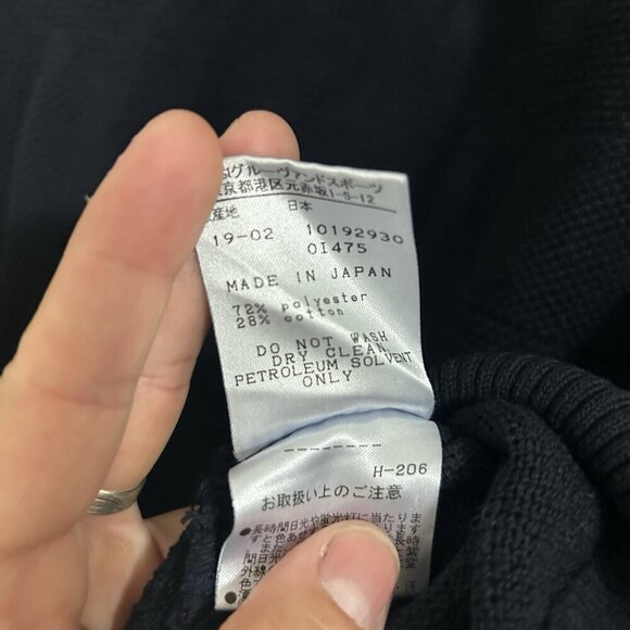 PEARLY GATES “PAR‑TEE GOLF” Logo Knit Sweater Japan Golf Fashion - Picture 5 of 7